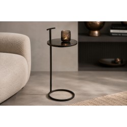 J-Line Bijzettafel Toni zwart